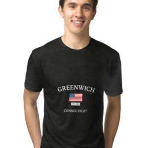 T-shirt Greenwich with flag